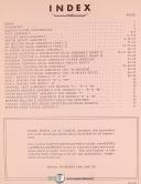 Master Manufacturing-Master Lathe Converters C, B M and H, Lathe Converters Parts List Manual 1959-B-C-H-M-01